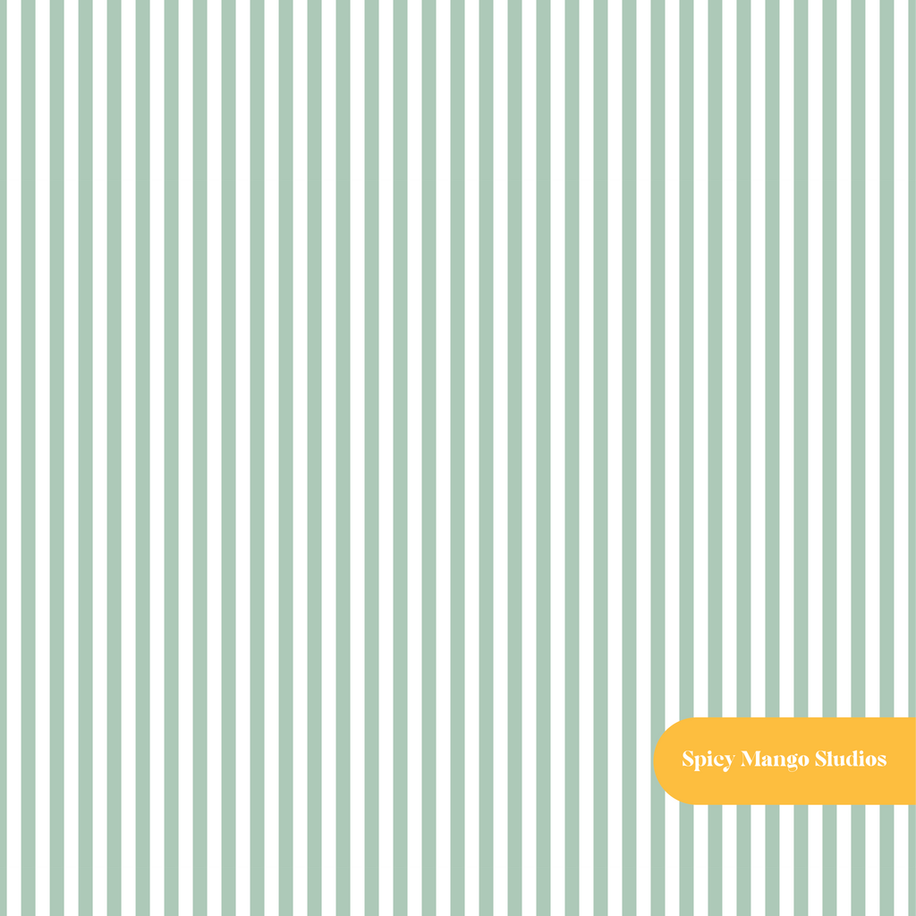 Fall Sage Pinstripe Seamless Pattern – Digital Download