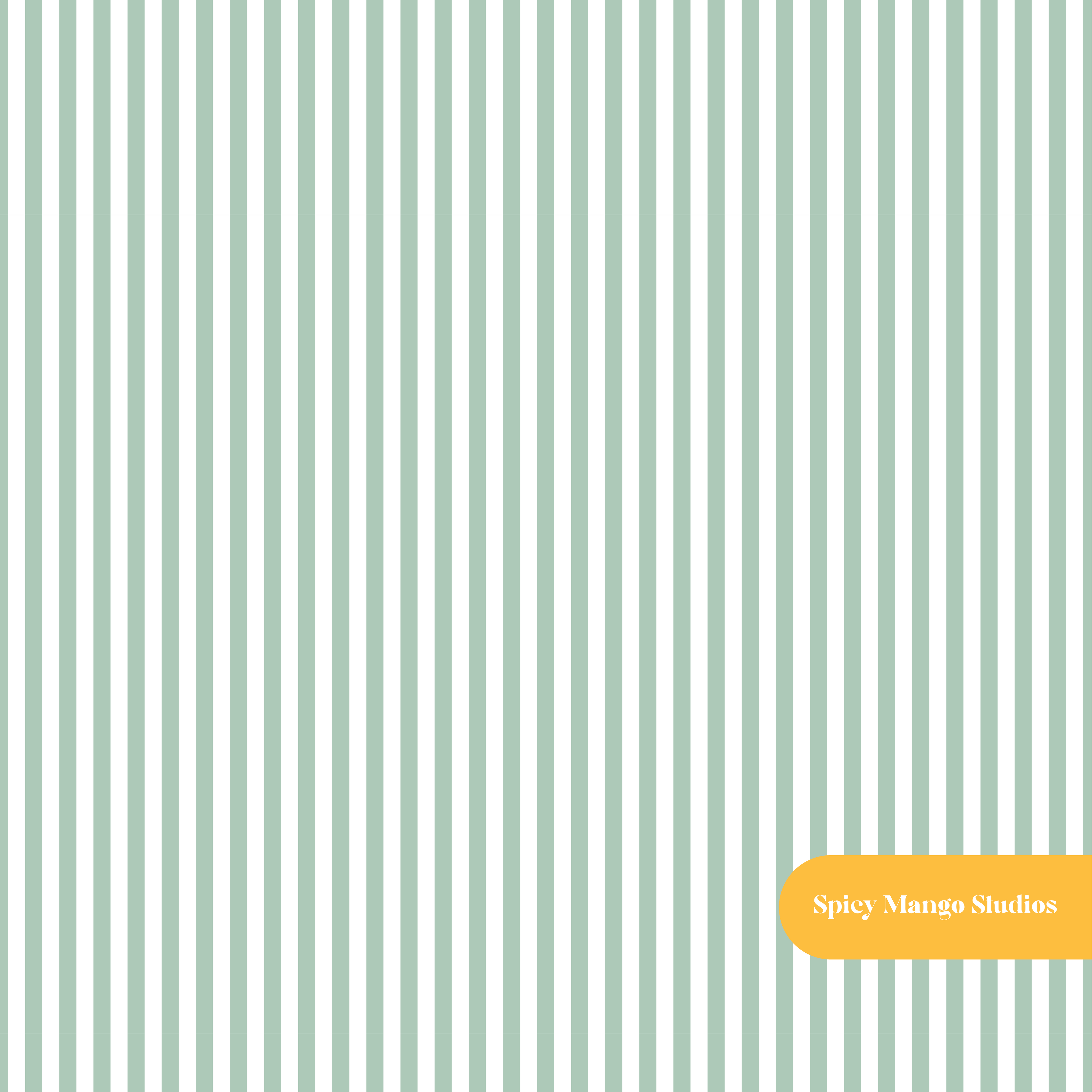 Fall Sage Pinstripe Seamless Pattern – Digital Download