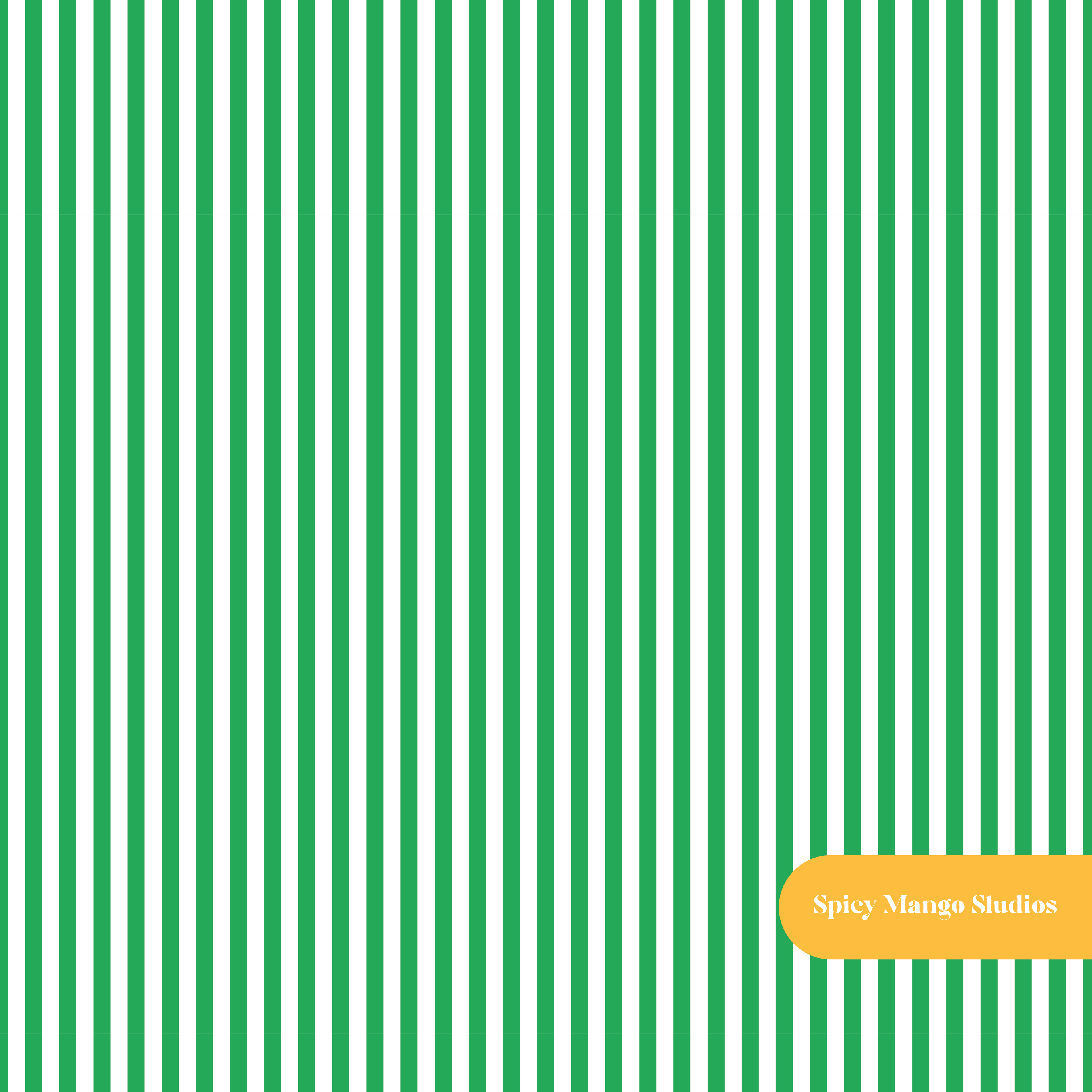 Kelly Green Pinstripe Seamless Pattern – Digital Download