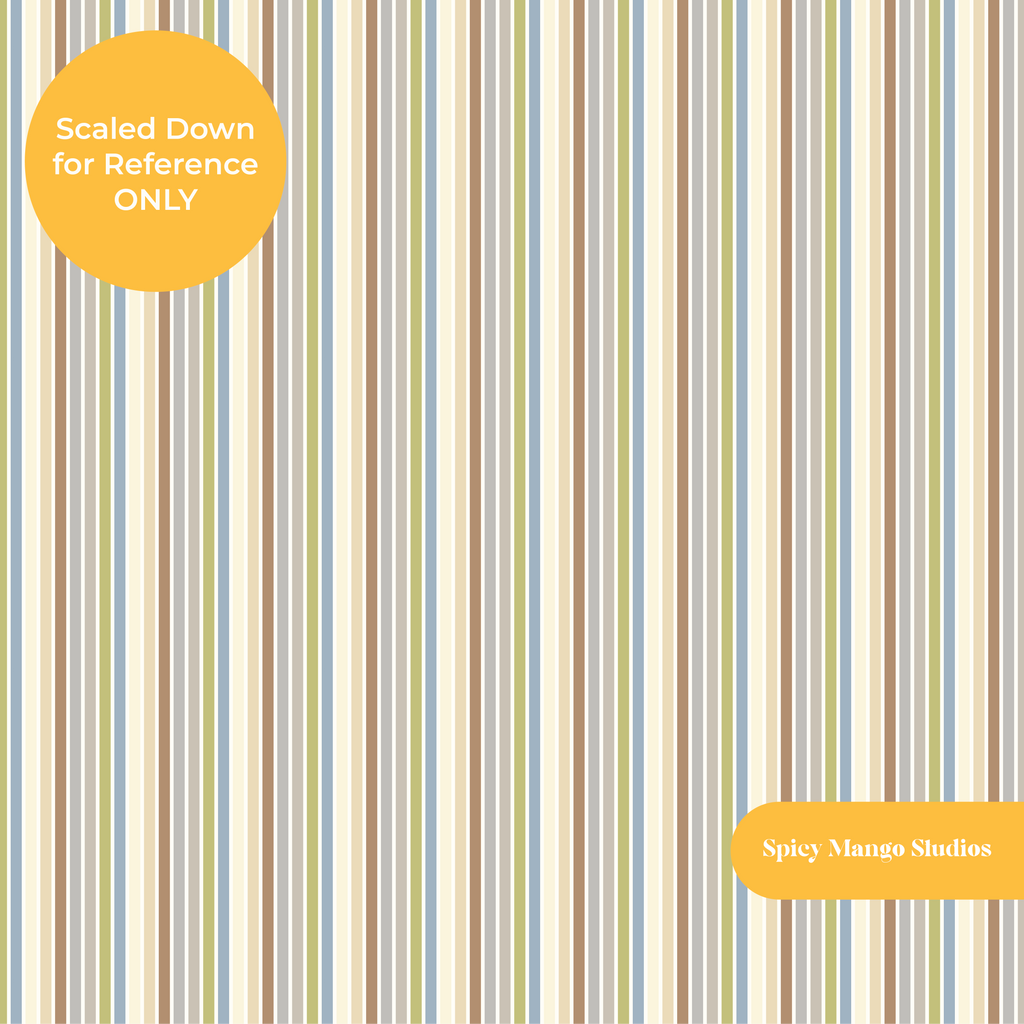 Neutral Rainbow Stripe Seamless Pattern
