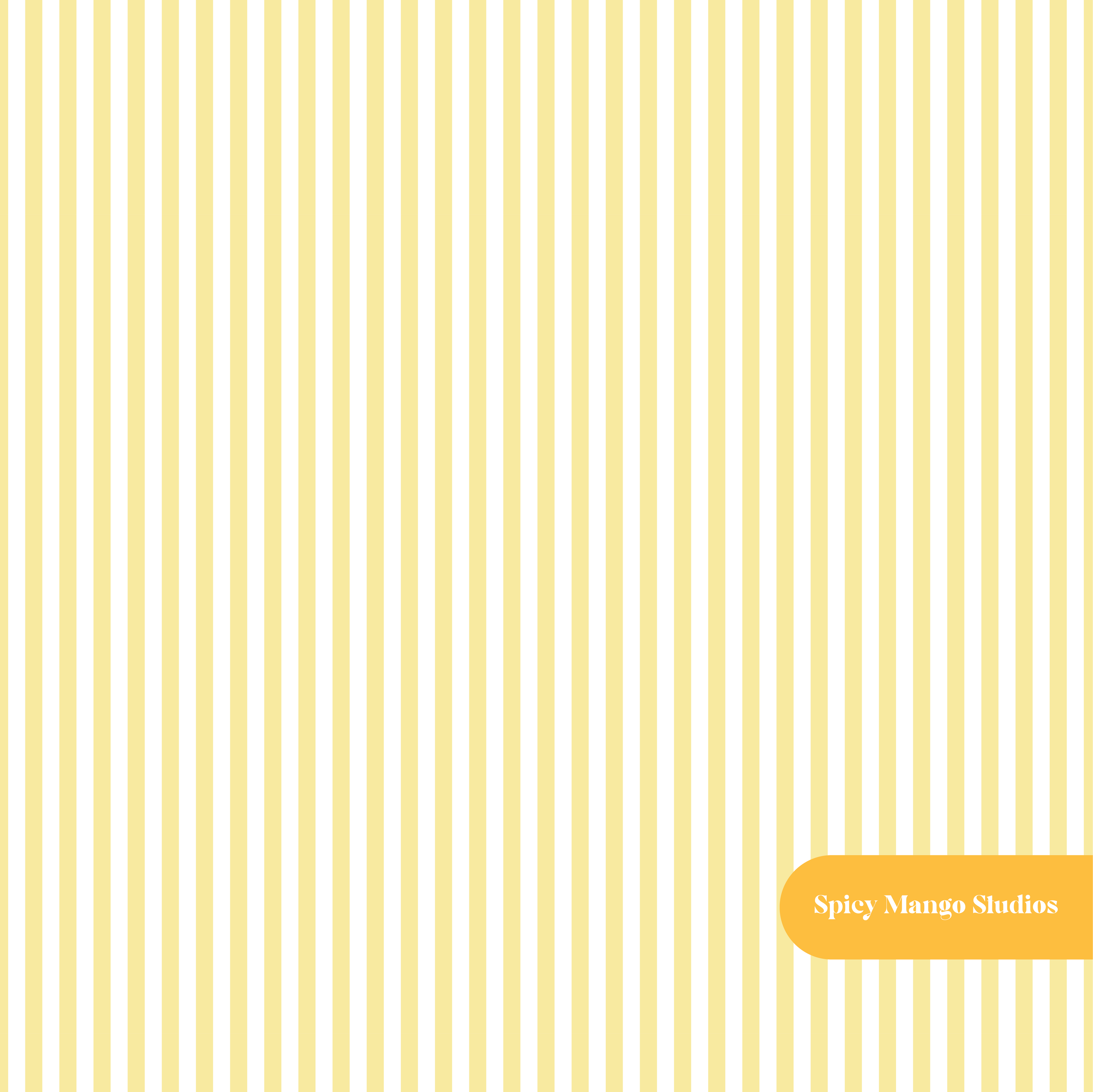 Pastel Yellow Pinstripe Seamless Pattern – Digital Download