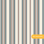 Blue and Green Retro Stripe Seamless Pattern