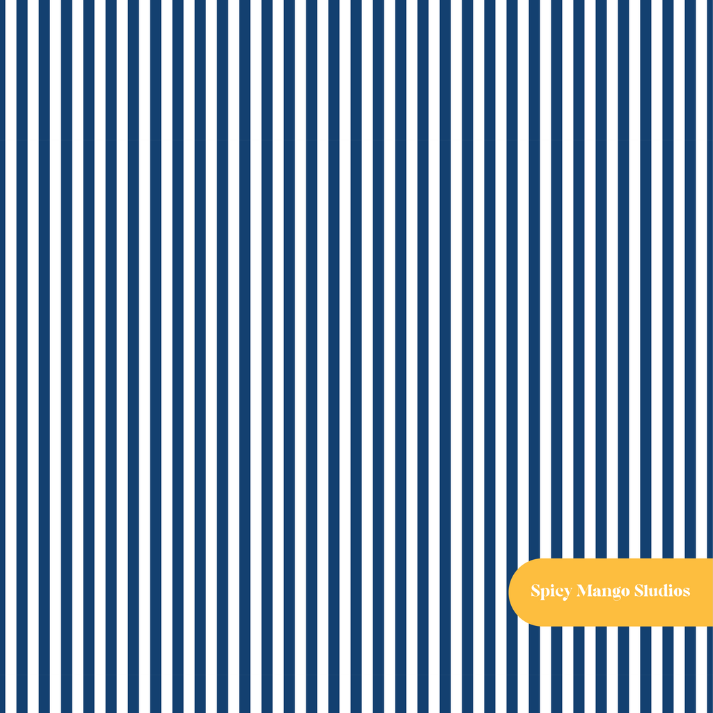 Royal Navy Pinstripe Seamless Pattern – Digital Download