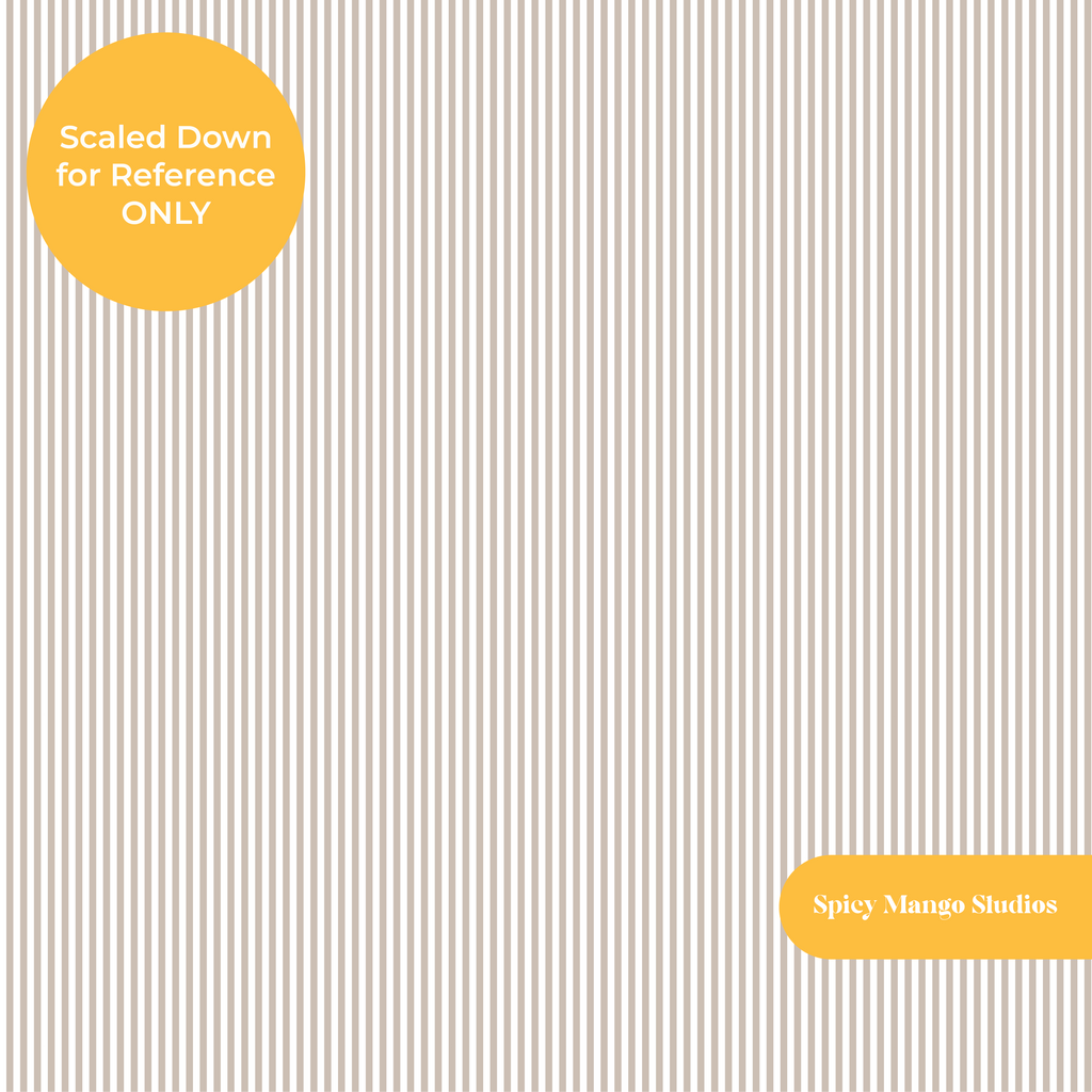 Taupe Pinstripe Seamless Pattern – Digital Download