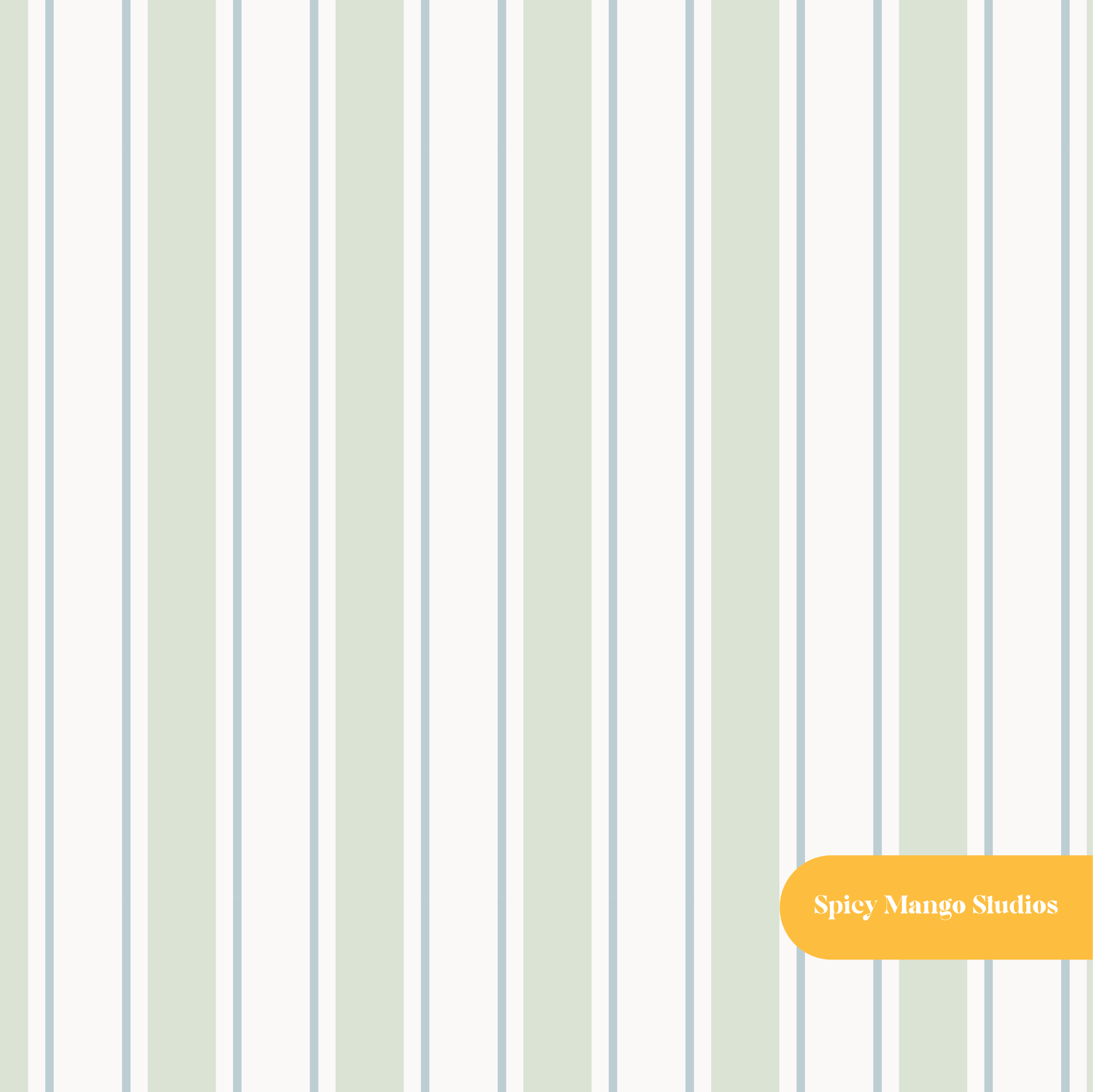 Olive Stripe Seamless Pattern