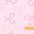 Pink Pretty Bows Seamless Pattern