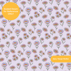 Lavender Rainbow Floral Seamless Pattern – Digital Download