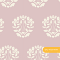 Dusty Pink Sunday Rose Floral Seamless Pattern