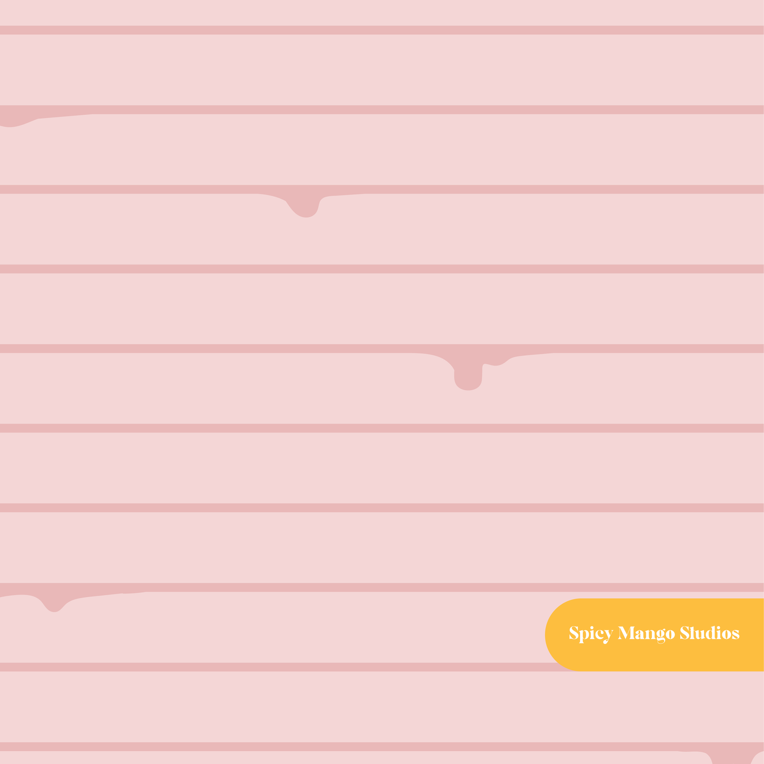 Pink Slime Stripe Seamless Pattern