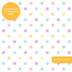 White Tropical Suns Seamless Pattern