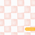 Pink Whimsical Watercolor Checker Seamless Pattern